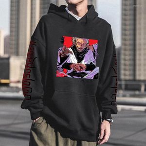 Heren Hoodies Anime Jujutsu Kaisen eng Yuji Itadori Manga Sweatshirts vrouwen Harajuku cartoon streetwear winter mannelijk