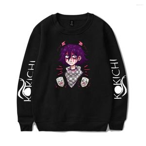 Hommes Hoodies Anime Sweat Kokichi Ouma Vêtements Figure Imprimer Sweats Hommes Femmes Harajuku Blouse Chemise Haut Costume Pull Noir