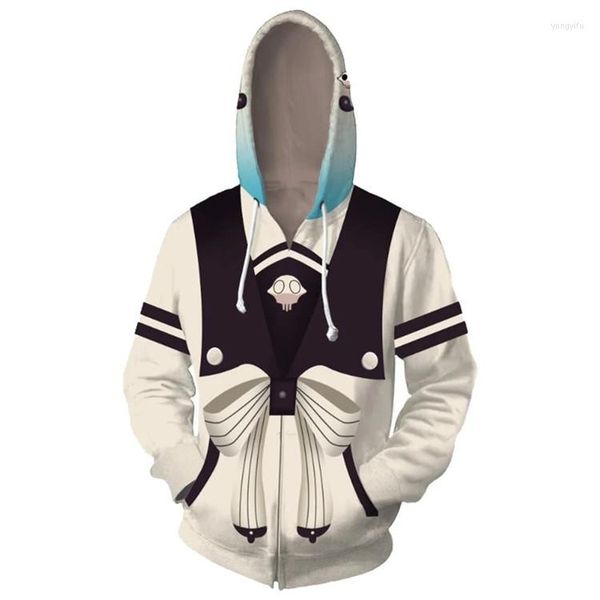 Sweats à capuche pour hommes Anime Toilet-Bound Hanako-kun Cosplay Costume Rôle Yugi Amane Nene Yashiro Unisexe Manteau décontracté Sweat à capuche 3D Vêtements informels