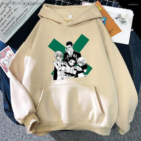 Sudaderas con capucha para hombre Anime X Groupe sudadera con capucha para hombre/mujer ropa HxH Tops Y2k ropa Manga Casual Haikyuu Hoody