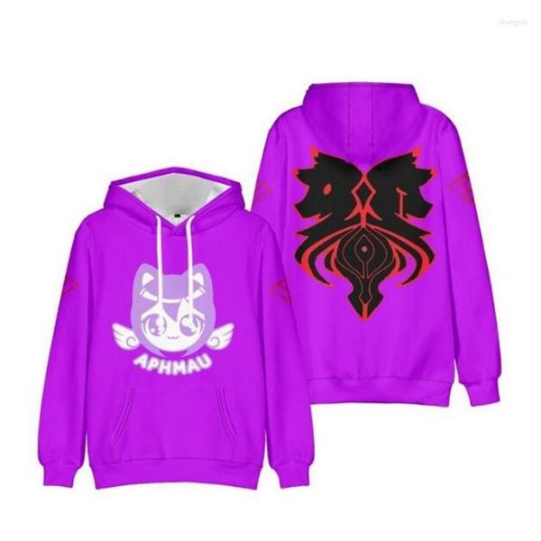 Sweats à capuche pour hommes Aphmau Merch Cosplay Sweat à capuche Femmes Hommes Harajuku Sweat-shirt Y2K Streetwear Hip Hop Pull à capuche Veste Homme Survêtement