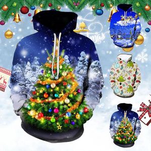 Herenhoodies Herfst- en wintersweater Top Bedrukt shirt met lange mouwen Sweatshirts Tuniek Tops Heren sweatshirt met capuchon