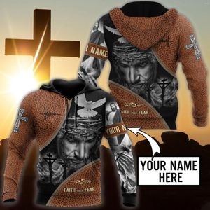 Heren Truien Herfst Jezus Christus 3D Hoodie All Over Print Warm Harajuku Casual Mannen Sweatshirt Unisex Straat Trui Mode Jas