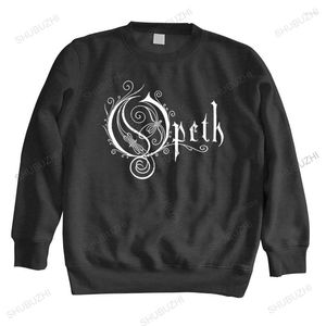 Sweats à capuche pour hommes automne hommes mode OPETH S M L XL 2XL coton mélangé manches longues noir sweat impression personnalisée décontracté haut à col rond