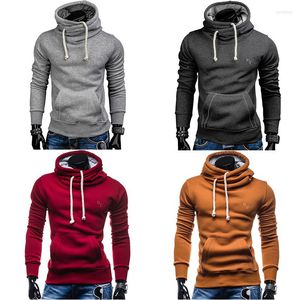 Sweats à capuche pour hommes automne couleurs unies vêtements de sport à capuche pulls hommes survêtement à manches longues sport sweat à capuche mâle décontracté sweat manteau