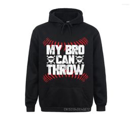 Hoodies voor heren Baseball Brother Sister Funny Catcher Sweats Prevalent Sweatshirts Street Sportswears met lange mouwen