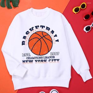 Moletons Masculinos Jogo de Basquete York City Masculino Moletom Clássico Simplicidade Streetwear Bolso Agasalho Superdimensionado Gráficos Confortáveis Vestuário