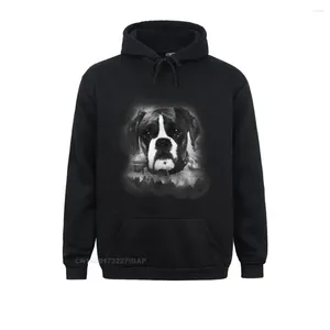 Sudaderas con capucha para hombre, hermosa camiseta con perro Boxer para amantes y dueños de mascotas, sudaderas Retro, ropa personalizada de Hip Hop