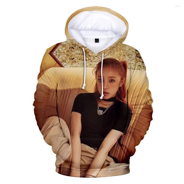 Sweats à capuche pour hommes Beautiful Girl Sweat à capuche imprimé en 3D Korea Group I-DLE Sweat Fashion Hooded Casual Long Sleeve Men's / Women's Top