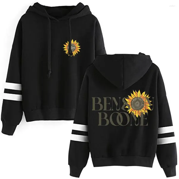 Sweats à capuche pour hommes Benson Boone Sweet Sweat Sweat / femme Hip Hop Contrôlé des barres parallèles sans poche