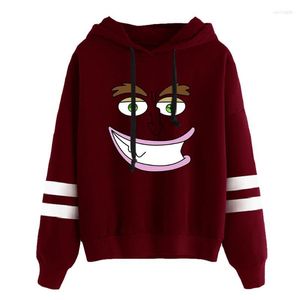 Sudaderas con capucha para hombre Sudadera con capucha de boca grande Sudadera de manga sin bolsillo unisex Ropa de mujer para hombre Ropa de calle Harajuku Coche americano 2D Ropa de mujer