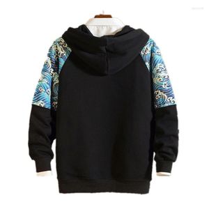 Hommes Hoodies Bleu XXL Printemps Plus La Taille Xxxl 8xl 9xl Hommes Coton À Capuche Style Chinois Survêtement Homme Col Rabattu Hiphop Sweats