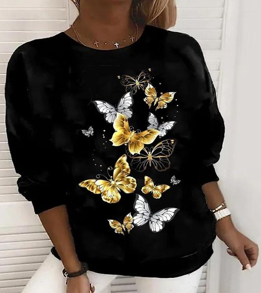 Sudaderas con capucha para hombre, sudadera con estampado de mariposa de Boutique para mujer, Sudadera con capucha cálida de invierno, ropa informal de calle, Top de moda cómodo