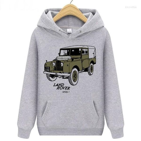 Sudaderas con capucha para hombre, Jersey con capucha para niño, ropa deportiva HipHop Rover 90, chándal totalmente perfecto, sudaderas militares para coche terrestre del ejército