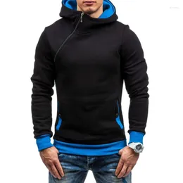 Heren Hoodies Brand 2024 Hoodie schuine zipper Solid Color Men Fashion Tracksuit Male Sweatshirt Hoody Mens Purpose Tour XXL XXL