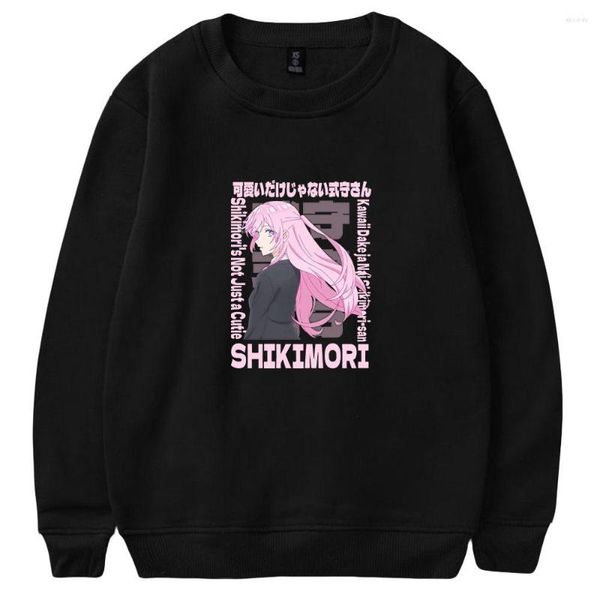 Sweats à capuche pour hommes BSLNXNMA Shikimori n'est pas juste un Cutie 2D sweats sans capuche pour les Couples mode Winte femmes/hommes vêtements drôles