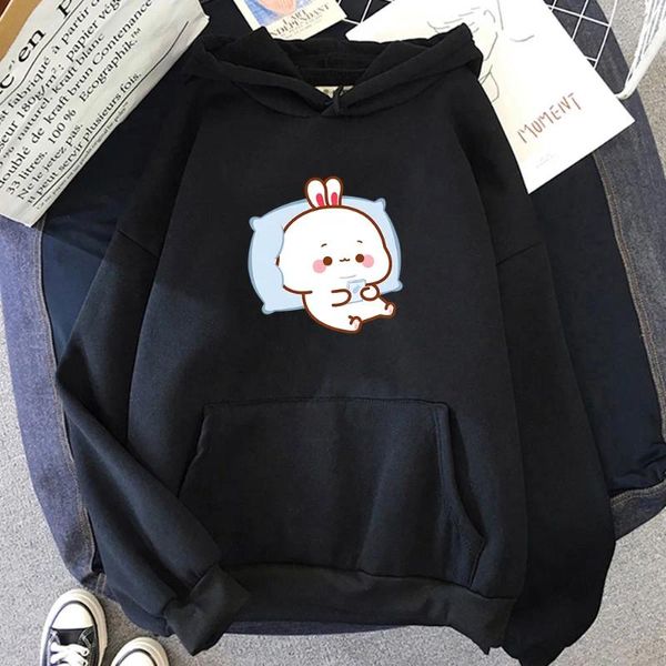 Sweat à capuche pour hommes, Bubu Dudu, mignon, manches longues, Hip Hop, décontracté, Kawaii, dessin animé, imprimé graphique, pulls, vêtements d'hiver