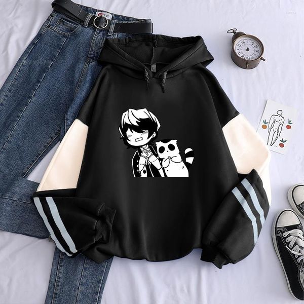 Sweats à capuche pour hommes Bungo Stray Dogs Femmes Hommes surdimensionnés 90s Goth Dazai Osamu Cartoon Streetwear Automne Hiver Polaire Sweat-shirts chauds