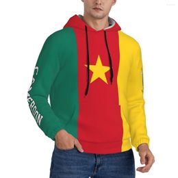 Sweats à capuche masculine Cameroun 3d Country Flag Imprimé nom personnalisé Numéro de personnalité Men Sweatshirt Femmes Hip Hop Streetwear Tracksuit Clothing