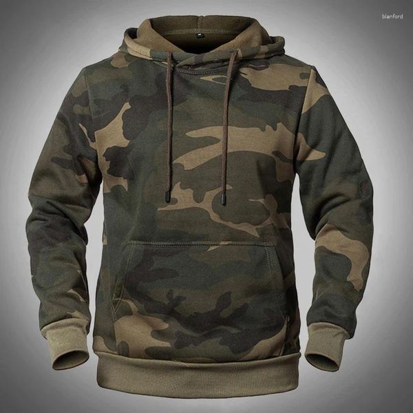 Sudaderas con capucha para hombre, sudadera con capucha de camuflaje, sudadera de marca Hip Hop para hombre, sudadera con capucha de lana para primavera y otoño, jerseys con capucha cálidos, prendas de vestir militares