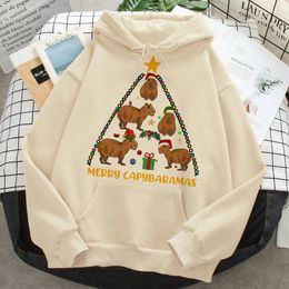 Sweat à capuche pour hommes, Capybara, Hip Hop, Harajuku, graphique, pull, Anime Y2k, esthétique