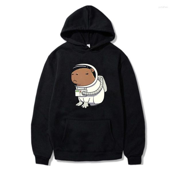 Sweat à capuche pour hommes, imprimé Capybara, Kawaii, ballon de plage, unisexe, pull à la mode, motif de dessin animé, sweat-shirt pour hommes/femmes