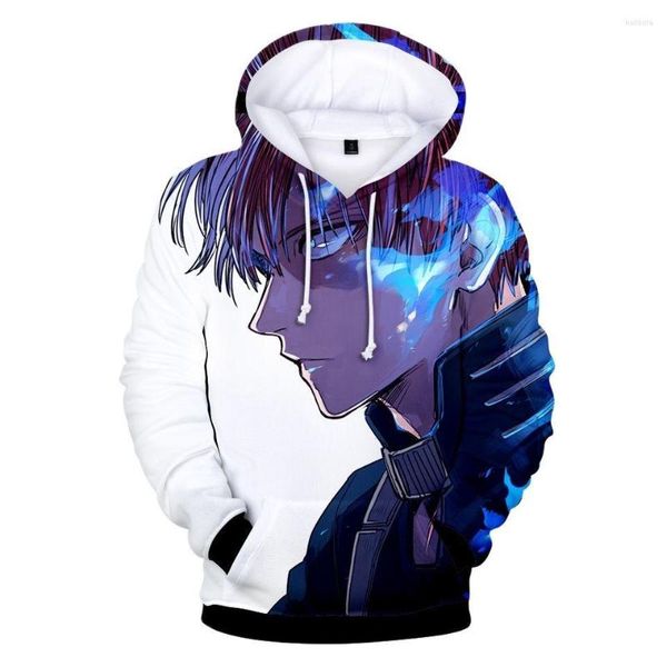 Sweats à capuche pour hommes Cartoon Anime My Hero Gym Sweat-shirt imprimé 3d Harajuku Sweat à capuche surdimensionné Hip Hop avec capuche 4xl