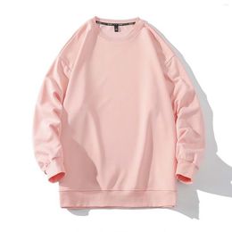 Heren Hoodies Casual Homewear Sweatshirt Eenvoudige Pullover Sweatshirts Effen Kleur Hemd Trui Losse Voor Mannen Harajuku Moletom