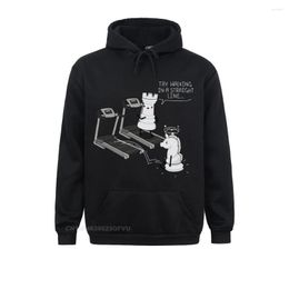 Heren Hoodies schaken grappige trui mannen 60s bord game paardenfan speler papa vintage percentage katoen vrouwen groothandel