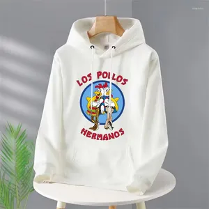 Sweat à capuche pour hommes Chicken Brothers, pull à manches longues, à la mode, unisexe, imprimé, vêtements de rue décontractés