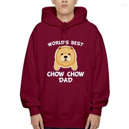 Sweats à capuche pour hommes Chow Dad Outerwear Sweat à capuche World's Bes Dog Owner Fashion Plus Sweat à capuche d'automne