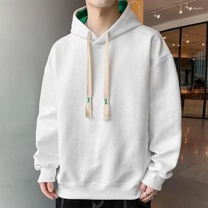 Sudaderas con capucha para hombre, ropa con capucha, sin logotipo, sudaderas para hombre, negro, sólido, precio bajo, moda Harajuku, Simple, otoño