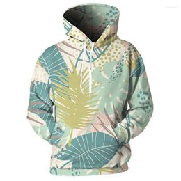 Heren Hoodies Cloudstyle Cosplay Mannen Big Leaf Print 3D Sweatshirt Hawaiiaanse Trui Hip Hop Streetwear Grappig Trainingspak Jassen Drop schip