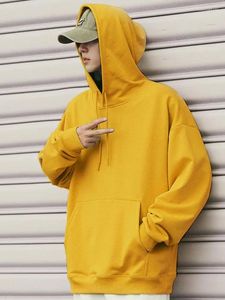 Heren Hoodies Katoen Sweatshirt Mannen Lente Herfst Mode Hoody Korea Merk Plain Hood Kleding Vrouw Oversized Streetwear