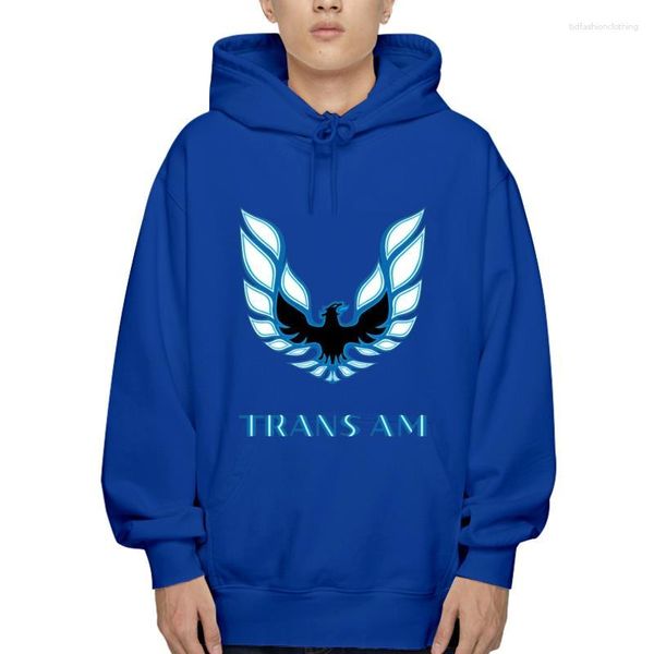 Sweats à capuche pour hommes en coton chaud imprimé personnalisé vêtements d'extérieur pour hommes TRANS AM EMBLEM femmes