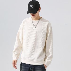 Herenhoodies Crewneck Sweatshirt Lange mouw Casual Pullover Harajuku Sweatshirts voor mannen Streetwear lente en herfst
