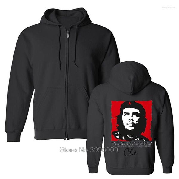 Sudaderas con capucha para hombre Cuba People Hero Che Guevara Hoody Cotton Men Fashion Nice Fleece Sudaderas Sudadera