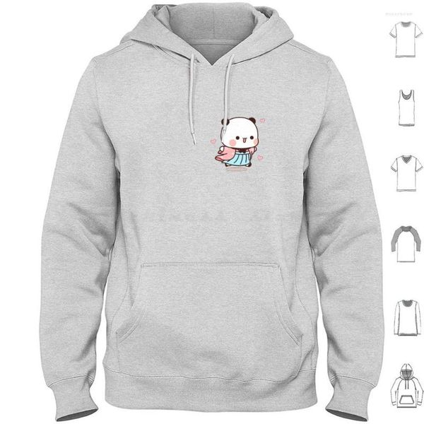 Hommes Hoodies Mignon Bubu Coslaying Hanbok Costume À Capuche Coton À Manches Longues Et Dudu Pêche Goma Amour Panda