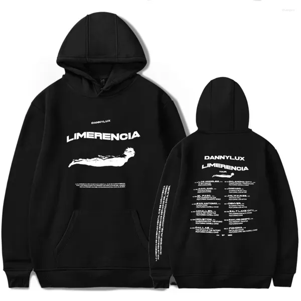 Sudaderas con capucha para hombre, Sudadera con capucha DannyLux LIMERENCIA Tour para Fan Merch, gráficos con estampado lateral, sudadera informal de moda Unisex para hombres y mujeres