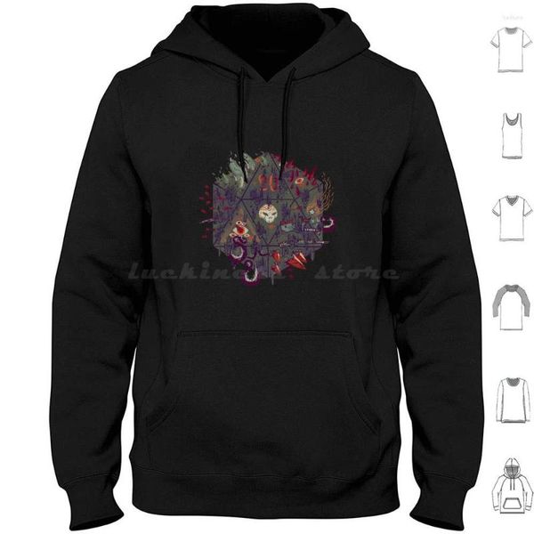 Hoodies Men's Die Of Death Funny y Dnd D20 Lover Hoodie Cotton Manga larga Will Byers Demogorgon Dustin Henderson Demagorgon