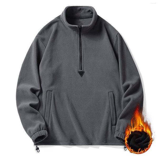 Sudaderas con capucha para hombre Sudadera lisa desgastada Sudaderas grandes y altas para hombre Jersey de manga larga de color sólido