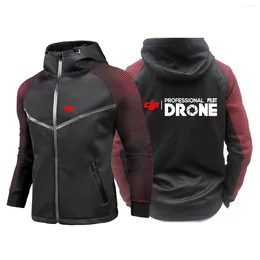 Sweat à capuche pour hommes, pilote professionnel DJI, veste de costume de course imprimée, dégradé de personnalité, moto confortable