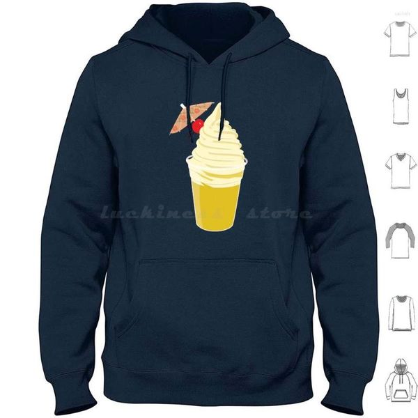 Sweats à capuche pour hommes Fouet de dole ! Fouet à manches longues Ice Parks Haiwaii World Adventureland Tiki Snacks Snack Float