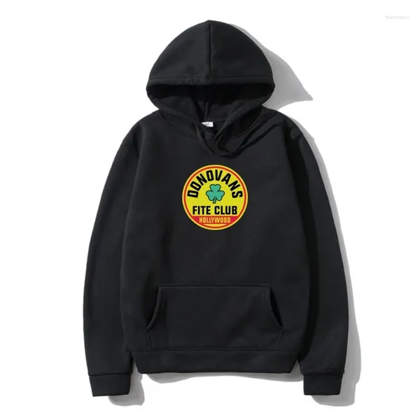 Sweats à capuche pour hommes DONOVAN FleeceE CLUB SHAMROCK LOGO RAY TV SHOW ADULTES Vêtements d'extérieur