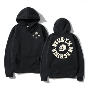 Sweats à capuche pour hommes Drop surdimensionné hommes femmes Deus-ex-machina crâne mode sweats graphiques dames Y2k manches longues sweat à capuche unisexe