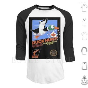 Sudaderas con capucha para hombre Duck Hunt Nes Art Sistema de entretenimiento de manga larga Light Gun Old School Retro Dog