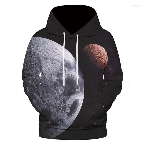 Sudaderas con capucha para hombre EAnvog Purple Starry Sky Sudaderas con estampado 3D Chándales con capucha Chaquetas de bolsillo Moda Casual Novedad Abrigo