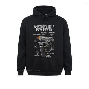 Sudaderas con capucha para hombre Est Anatomy Of A Pew Pewer Funny Gun Segunda enmienda Sudadera con capucha Sudaderas normales Suéter de anime Otoño