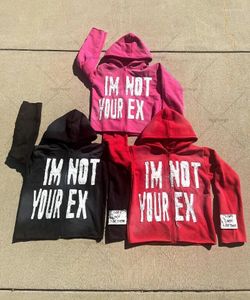 Sweats à capuche pour hommes Lettre de rue européenne et américaine Veste brodée Harajuku Hip-Hop Zipper Sweat à capuche Hommes Y2K Sweat-shirt surdimensionné en vrac Femmes