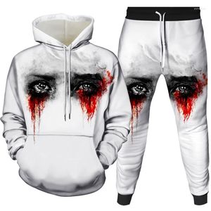 Hommes Hoodies Eye Hoodie Hommes Noir Et Blanc 3d Imprimé Sweat À Capuche Gothique Anime Hommes Vêtements Casual Costume D'hiver